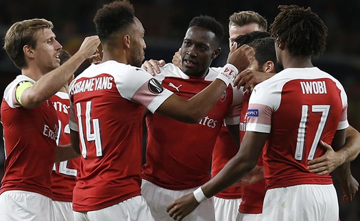 Arsenal 4-2 Vorskla: Khởi đầu hoàn hảo của Unai Emery