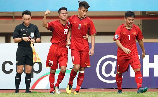 Tiếc nuối khi Văn Nam bỏ lỡ cơ hội ghi bàn đáng tiếc cho U19 Việt Nam trước U19 Jordan