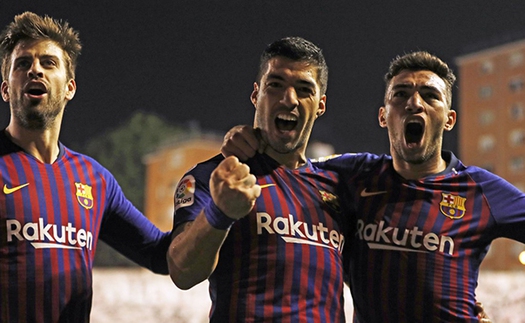 VIDEO Rayo Vallecano 2-3 Barcelona: Luis Suarez tiếp tục sắm vai người hùng