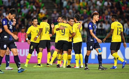 Campuchia 0-1 Malaysia: Cựu binh Talaha giúp Malaysia giành 3 điểm