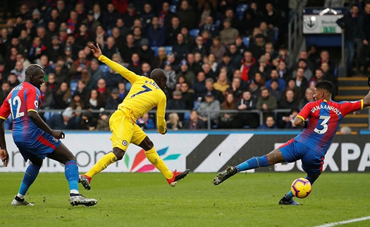 Crystal Palace 0-1 Chelsea: Kante sắm vai người hùng, giúp 'The Blues' giữ chắc vị trí trong Top 4