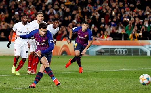 Philippe Coutinho cảm ơn Leo Messi vì được nhường sút phạt đền