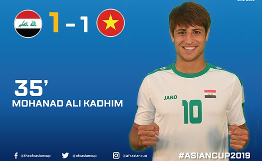 Video: Duy Mạnh mắc lỗi dẫn đến bàn gỡ 1-1 cho Iraq