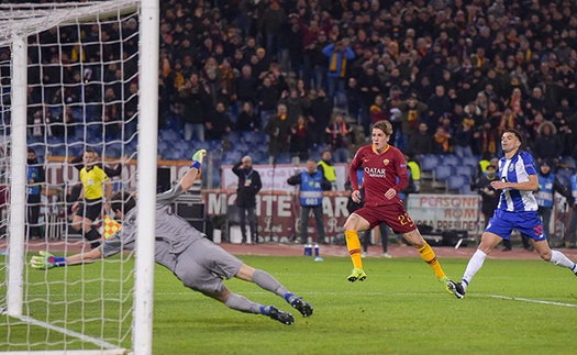 VIDEO bàn thắng AS Roma 2-1 Porto: Tài năng trẻ Zaniolo lập cú đúp