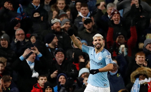 ĐIỂM NHẤN Man City 3-1 Arsenal: Kun Aguero đại phá Arsenal. Man City bám sát Liverpool