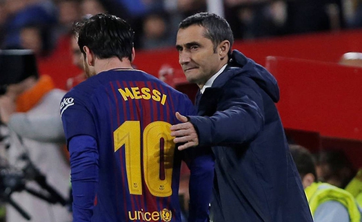 HLV Ernesto Valverde: 'Barcelona sẽ không mạo hiểm với Leo Messi'