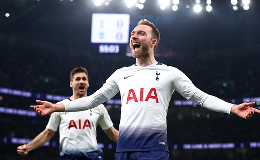 VIDEO Tottenham 1-0 Brighton: Eriksen tỏa sáng phút cuối, Spurs xây chắc Top 3