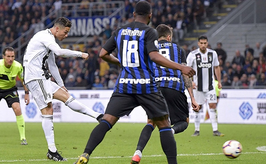 Inter 1-1 Juventus: Ronaldo giải cứu Juve sau 'siêu phẩm' sút xa của Nainggolan