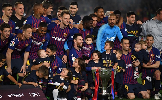 CẬP NHẬT sáng 28/4: Barcelona vô địch Liga. PSG mất Cúp Quốc gia Pháp. Dortmund trượt chân