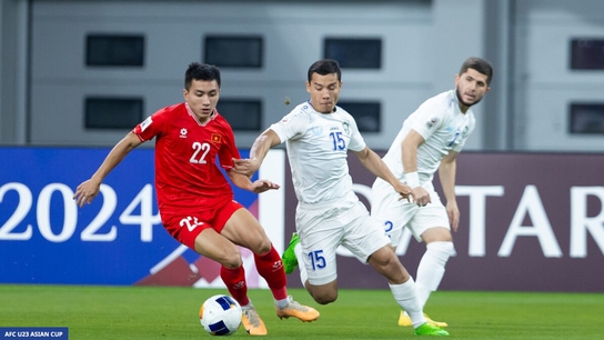 Thủng lưới quá sớm, U23 Việt Nam không thể tạo nên bất ngờ trước Uzbekistan