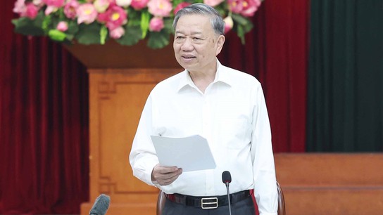 Tổng Bí thư Tô Lâm: Khẩn trương tham mưu hoàn thiện tổ chức, bộ máy mới của hệ thống chính trị 