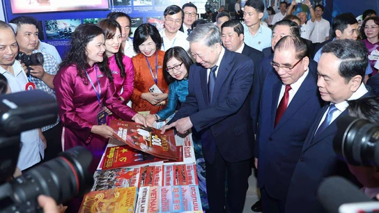Tổng Bí thư Tô Lâm dự Lễ kỷ niệm 100 năm Ngày Báo chí cách mạng Việt Nam