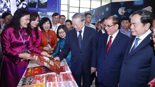 Tổng Bí thư Tô Lâm dự Lễ kỷ niệm 100 năm Ngày Báo chí cách mạng Việt Nam