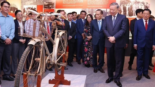 Tổng Bí thư Tô Lâm dự khai mạc Triển lãm “Tổng Bí thư Nguyễn Văn Linh - Cuộc đời và sự nghiệp”