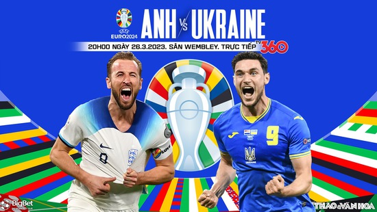 Nhận định, soi kèo Anh vs Ukraine (23h00, 26/3), vòng loại EURO 2024