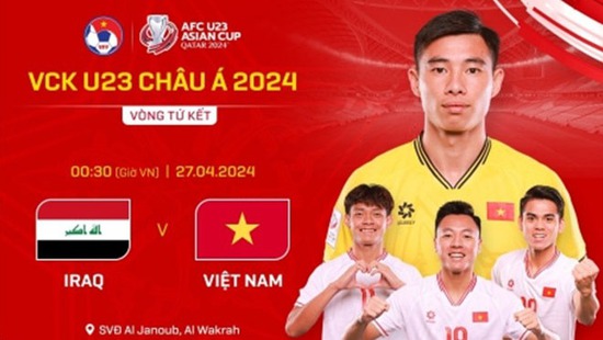 Lịch thi đấu bóng đá hôm nay 26/4: Trực tiếp futsal Việt Nam vs Kyrgyzstan, U23 Việt Nam vs U23 Iraq