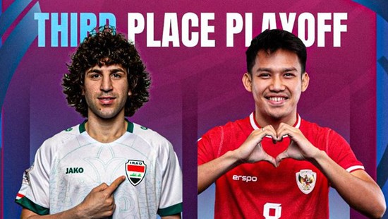 Link xem trực tiếp bóng đá U23 Indonesia vs U23 Iraq (22h30, 2/5), tranh hạng ba U23 châu Á