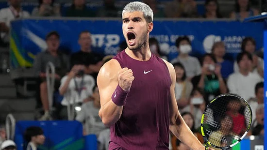Alcaraz sắp đánh dấu cột mốc đặc biệt trong sự nghiệp, chính thức sánh ngang các siêu sao Djokovic, Nadal, Federer