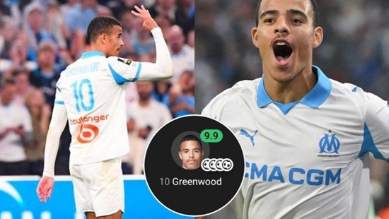 Greenwood lập poker đưa Marseille lên đỉnh Ligue 1, fan MU lại được dịp tiếc hùi hụi