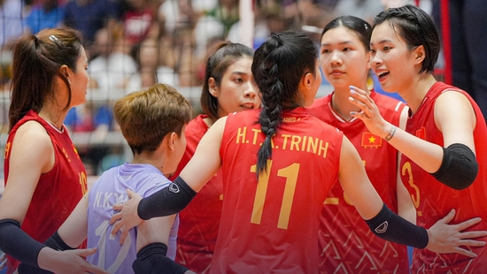 Tuyển bóng chuyền nữ Việt Nam đón tin vui đặc biệt khi đang tập luyện chuẩn bị cho SEA Games 2025