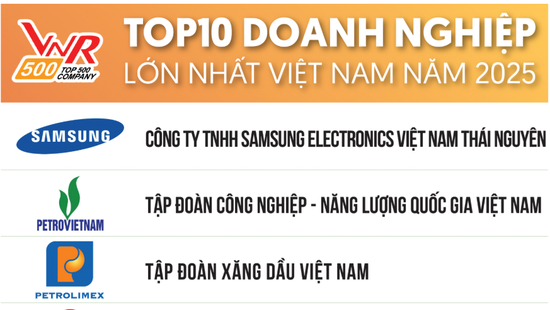 Petrovietnam tiếp tục là doanh nghiệp nội lớn nhất Việt Nam