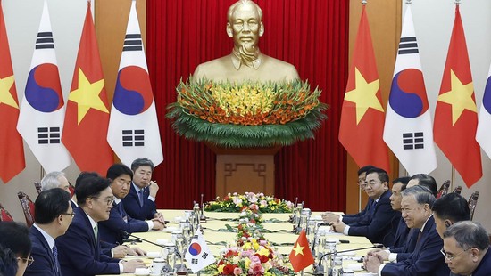 Tổng Bí thư Tô Lâm tiếp Chủ tịch Quốc hội Đại Hàn Dân Quốc