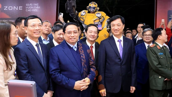 Thủ tướng Phạm Minh Chính dự Lễ khai mạc Ngày hội Khởi nghiệp sáng tạo quốc gia 2025