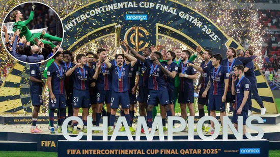 PSG hoàn tất cú ăn 6 lịch sử sau màn trình diễn siêu tưởng của thủ môn dự bị