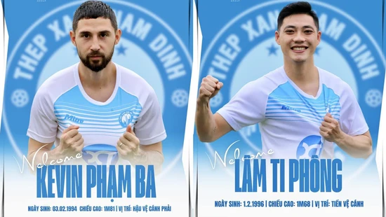 Không Xuân Son, Nam Định nâng cấp đội hình đua vô địch V-League