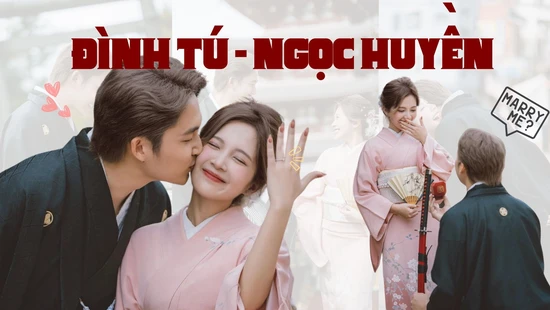 Đình Tú cầu hôn Ngọc Huyền, công khai tình yêu sau loạt tin đồn hẹn hò