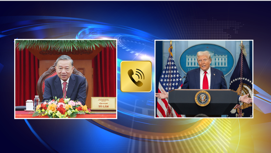 Tổng Bí thư Tô Lâm và Tổng thống Hoa Kỳ Donald Trump điện đàm