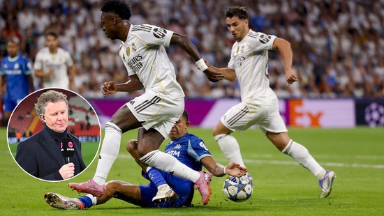 Huyền thoại Real Madrid cho rằng đội nhà không xứng đáng thắng Marseille vì quyết định gây tranh cãi