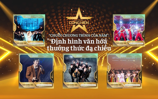 Nhìn lại Top 5 đề cử Cống hiến 2026: "Chuỗi chương trình của năm" - Định hình văn hóa thưởng thức đa chiều