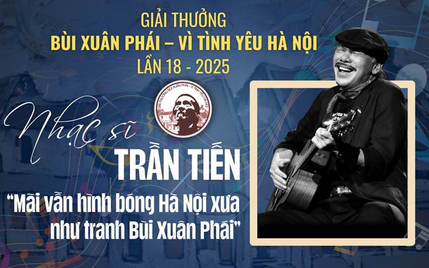 Nhạc sĩ Trần Tiến - Giải thưởng Lớn Vì tình yêu Hà Nội: "Mãi vẫn hình bóng Hà Nội xưa như tranh Bùi Xuân Phái"