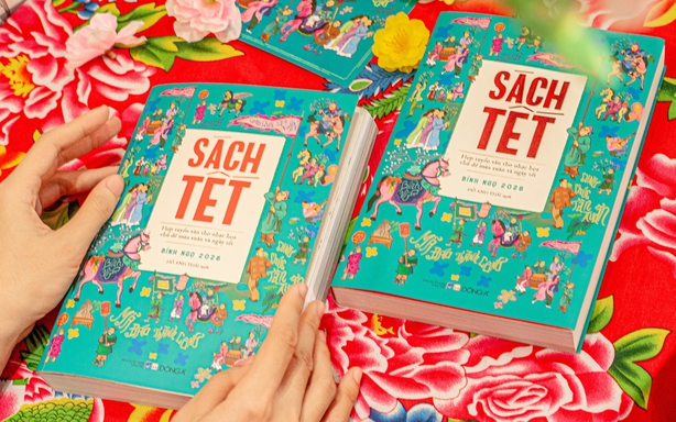 Mùa Xuân hiện diện trên từng trang 'Sách Tết Bính Ngọ 2026'