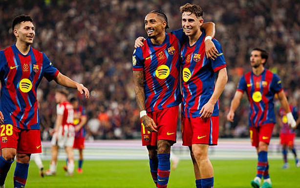 Thắng 5 sao trước Bilbao, Barcelona hiên ngang vào chung kết Siêu cúp Tây Ban Nha