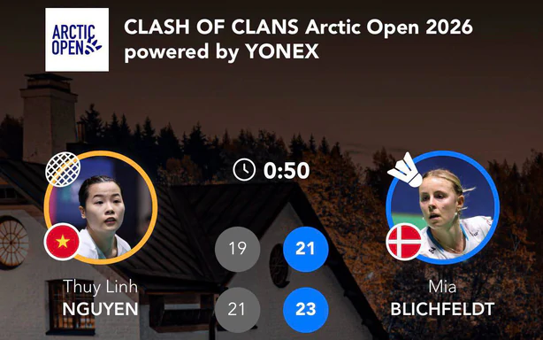 Thua tiếc nuối hạt giống số 8, Nguyễn Thùy Linh tạm biệt giải cầu lông Arctic Open 2026