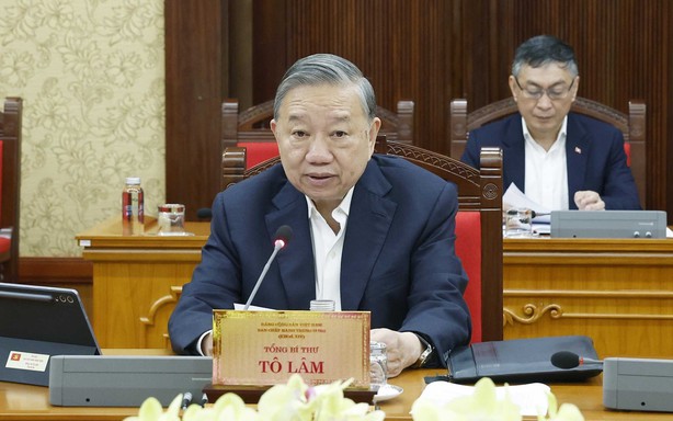 Tổng Bí thư Tô Lâm chủ trì phiên họp của Ban Bí thư về công tác tổ chức Tết Bính Ngọ 2026