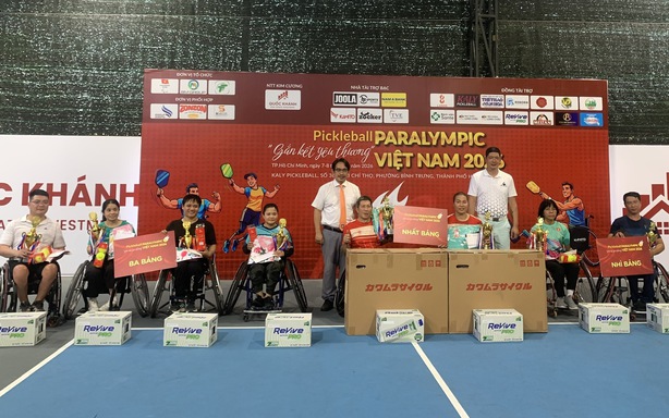 Ấn tượng nghị lực VĐV tại giải Pickleball Paralympic Việt Nam 2026 