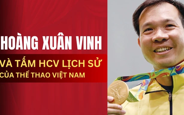 Hoàng Xuân Vinh và tấm HCV lịch sử của Thể thao Việt Nam