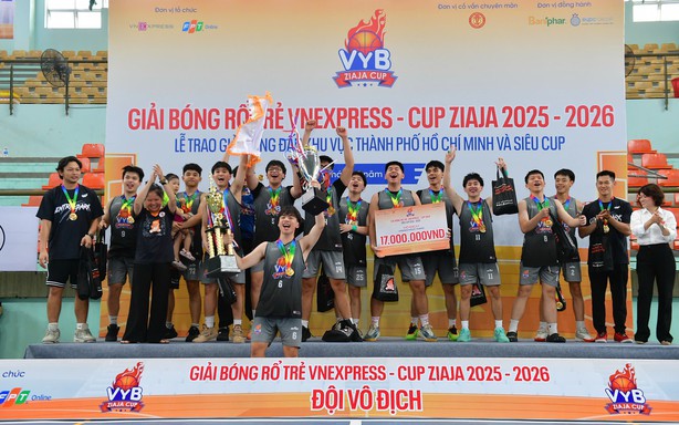 Siêu Cup xác định nhà vô địch bóng rổ học đường Việt Nam