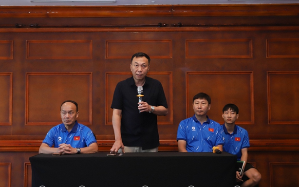 Chủ tịch VFF 'tiếp lửa' đội tuyển Việt Nam trước hành trình bảo vệ ngôi vương ASEAN Cup