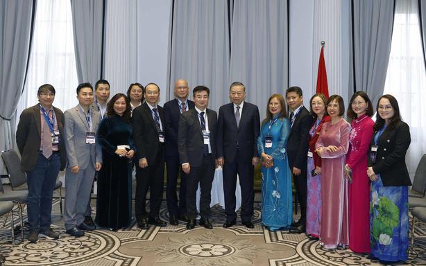 Tổng Bí thư, Chủ tịch nước Tô Lâm tiếp trí thức, nhà khoa học tiêu biểu người Việt Nam tại Australia