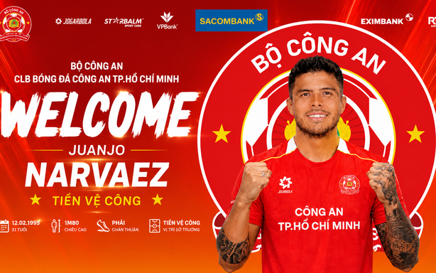 CLB Công an TP.HCM chiêu mộ cầu thủ trưởng thành từ Real Madrid