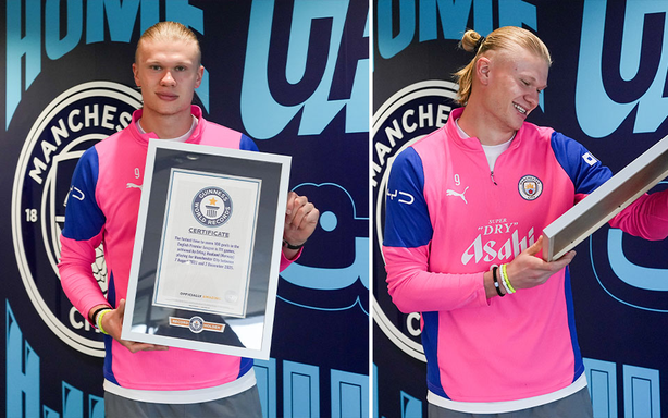 Erling Haaland nhận 4 kỷ lục Guinness trước mùa giải mới