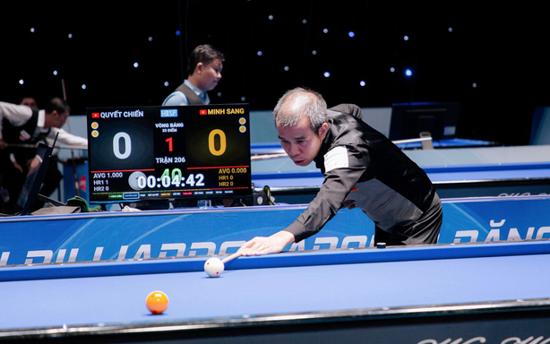 Quyết Chiến, Phương Vinh thẳng tiến vòng knock-out giải billiards quốc tế