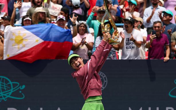 Alexandra Eala khiến Philippines dậy sóng với chức vô địch WTA đầu tiên trong sự nghiệp