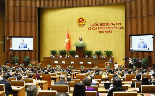 Khai mạc trọng thể Kỳ họp không thường lệ thứ Nhất, Quốc hội khóa XVI