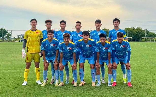 U20 Việt Nam hòa trận đầu tiên trong chuyến tập huấn Nhật Bản