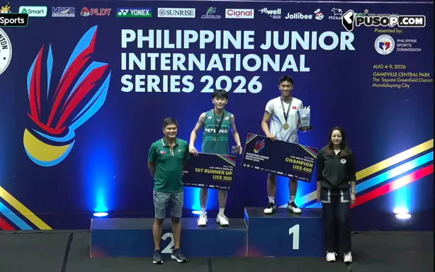 Duy Lợi vô địch, cầu lông trẻ Việt Nam ghi dấu ấn tại Philippines